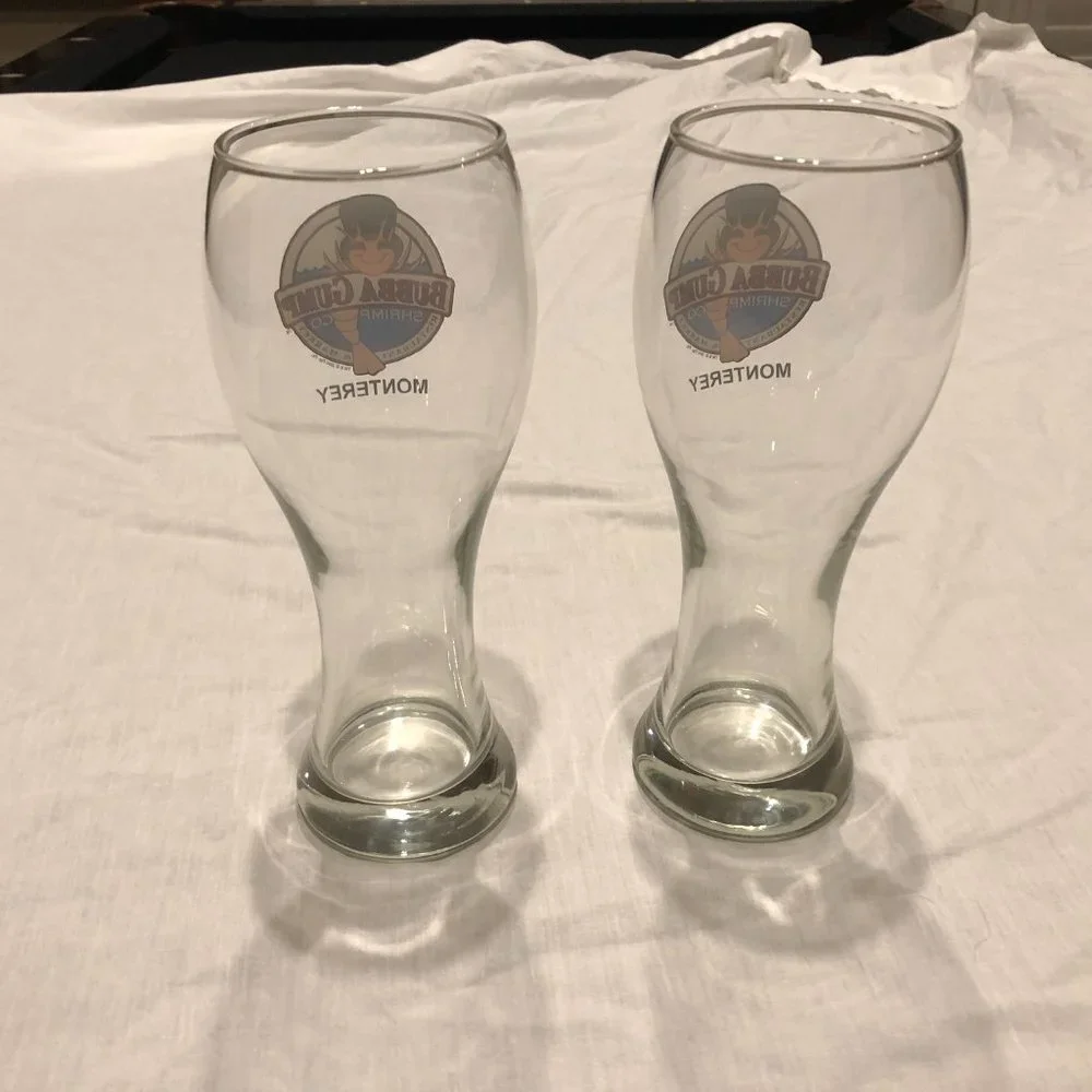 Bubba Gump Monterey Beer Glasses Set  of 2